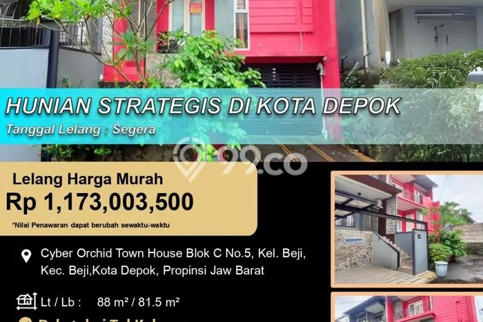 Jual Rumah Bagus Siap Huni LB 81m2 di Beji, Depok Jual Rumah Bagus Siap Huni LB 81m2 di Beji, Depok
