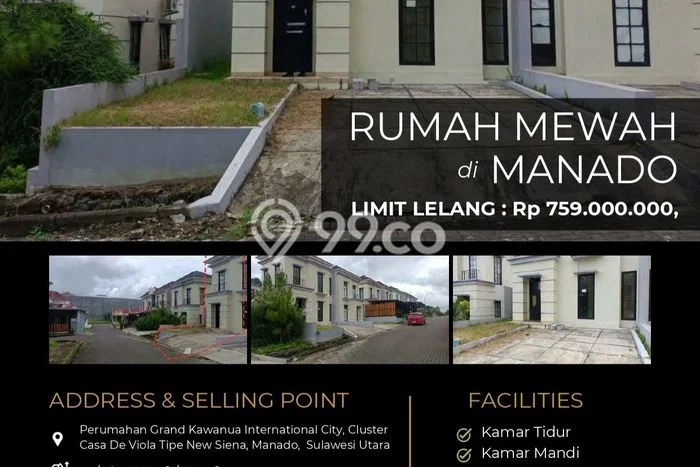 Jual Rumah Bagus Siap Huni LB 70m2 di Mapanget, Manado Jual Rumah Bagus Siap Huni LB 70m2 di Mapanget, Manado