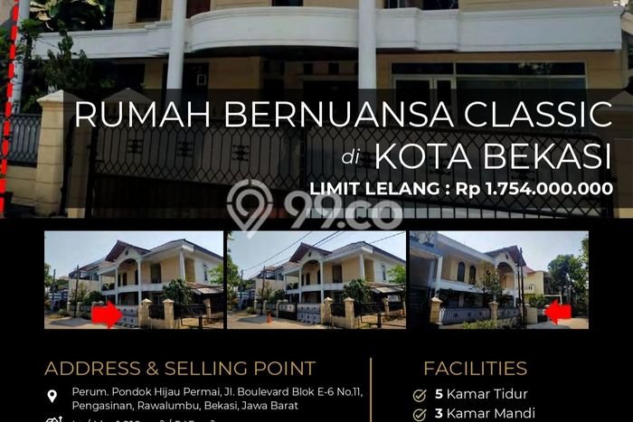 Dijual Cepat Rumah Favorit Siap Huni LB 545m2 di Rawalumbu, Bekasi Dijual Cepat Rumah Favorit Siap Huni LB 545m2 di Rawalumbu, Bekasi