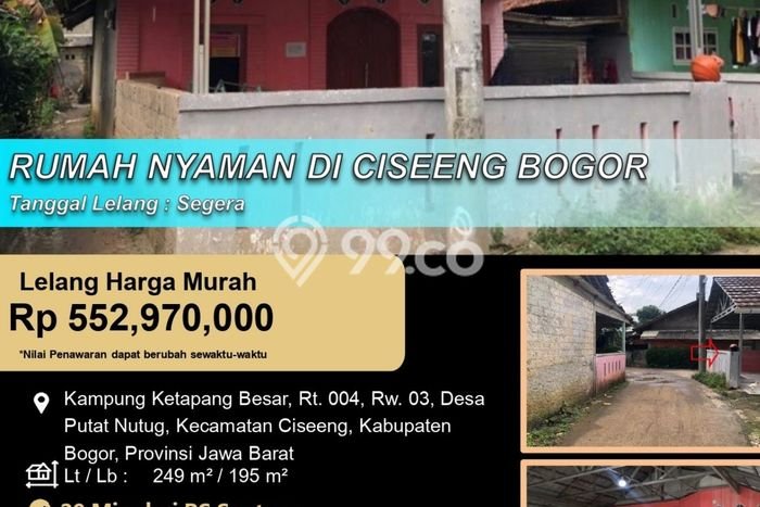 Rumah Strategis Modern Lb 195m2 di Ciseeng, Bogor Rumah Strategis Modern Lb 195m2 di Ciseeng, Bogor