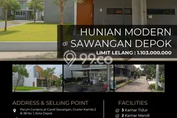 Rumah Modern Minimalis 3 KT Bisa Langsung Pindah di Sawangan Rumah Modern Minimalis 3 KT Bisa Langsung Pindah di Sawangan