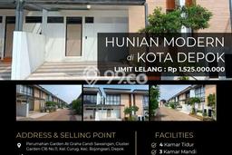Rumah Modern 4 Kamar LT 120m2 di Bojong Sari Rumah Modern 4 Kamar LT 120m2 di Bojong Sari
