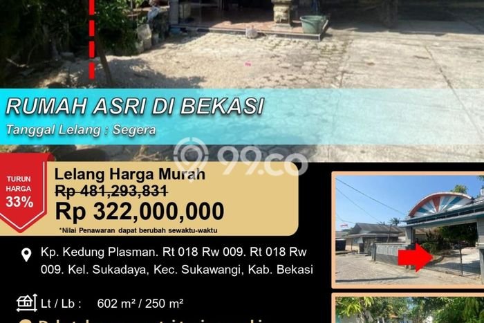 Rumah Minimalis Terbaik Siap Huni di Sukawangi LT 602m2 Rumah Minimalis Terbaik Siap Huni di Sukawangi LT 602m2
