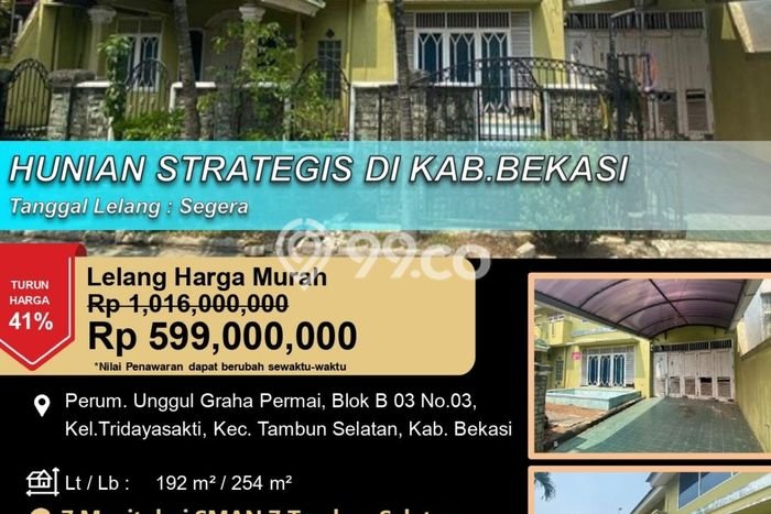 Rumah Modern Minimalis 4 Kamar Bisa Langsung Pindah di Tambun Selatan Rumah Modern Minimalis 4 Kamar Bisa Langsung Pindah di Tambun Selatan