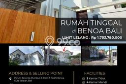 Rumah Luas Asri 3 KT Siap Huni di Benoa Badung Rumah Luas Asri 3 KT Siap Huni di Benoa Badung
