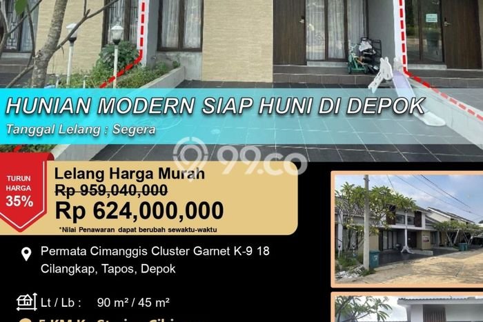 Dijual Rumah 2 Kamar Lokasi Strategis Nyaman dan Strategis di Tapos Dijual Rumah 2 Kamar Lokasi Strategis Nyaman dan Strategis di Tapos