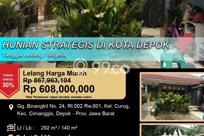 Dijual Cepat Rumah Favorit Siap Huni LB 140m2 di Cimanggis, Depok Dijual Cepat Rumah Favorit Siap Huni LB 140m2 di Cimanggis, Depok