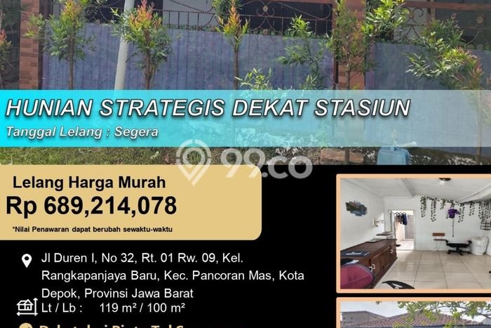 Rumah Modern Cantik 2 Kamar Bisa Langsung Pindah di Pancoran Mas Rumah Modern Cantik 2 Kamar Bisa Langsung Pindah di Pancoran Mas