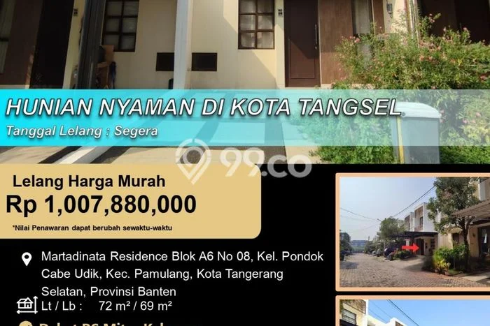 Jual Rumah Strategis Bagus Punya 2 KT di Pamulang Tangerang Selatan SHM Jual Rumah Strategis Bagus Punya 2 KT di Pamulang Tangerang Selatan SHM