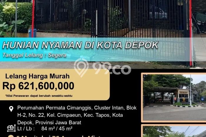 Jual Rumah Favorit Siap Huni LB 45m2 di Tapos, Depok Jual Rumah Favorit Siap Huni LB 45m2 di Tapos, Depok