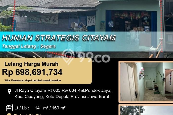 Hunian Cantik Minimalis Lb 169m2 di Cipayung, Depok Hunian Cantik Minimalis Lb 169m2 di Cipayung, Depok