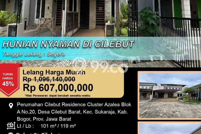 Rumah Strategis Minimalis Lb 119m2 di Sukaraja, Bogor Rumah Strategis Minimalis Lb 119m2 di Sukaraja, Bogor