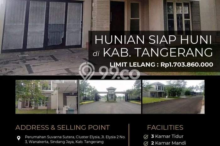 Rumah Modern Minimalis 3 KT Siap Huni di Sindang Jaya Rumah Modern Minimalis 3 KT Siap Huni di Sindang Jaya