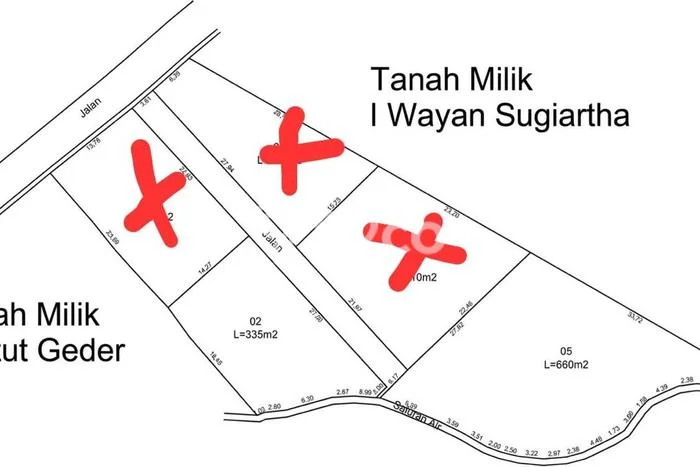 Tanah Dijual di Tabanan Seluas 335m2 Strategis Tanah Dijual di Tabanan Seluas 335m2 Strategis