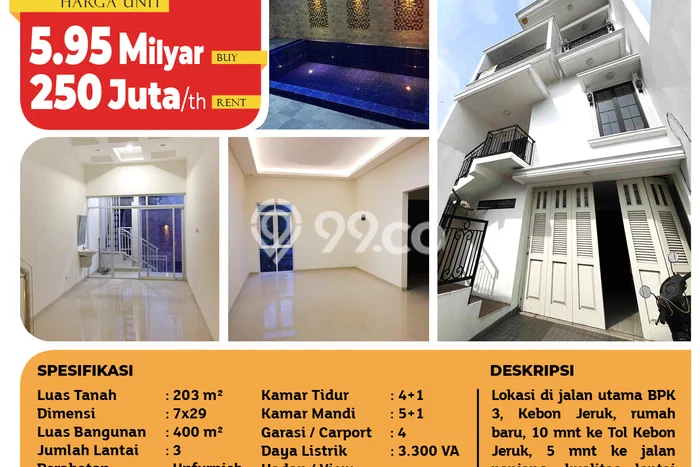 Best Deal Hunian Premium Ideal dan Luas di Kebon Jeruk, Jakarta Barat Best Deal Hunian Premium Ideal dan Luas di Kebon Jeruk, Jakarta Barat