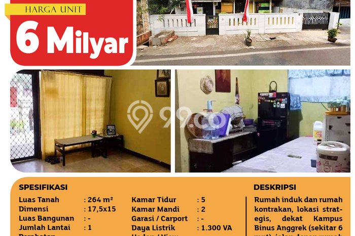 Dijual Hunian Mewah dengan Fasilitas Sekitar Komplit di Kebon Jeruk, Jakarta Barat Dijual Hunian Mewah dengan Fasilitas Sekitar Komplit di Kebon Jeruk, Jakarta Barat