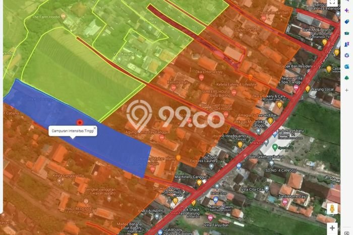 Disewakan Tanah di canggu Badung Seluas 2500m2 Disewakan Tanah di canggu Badung Seluas 2500m2