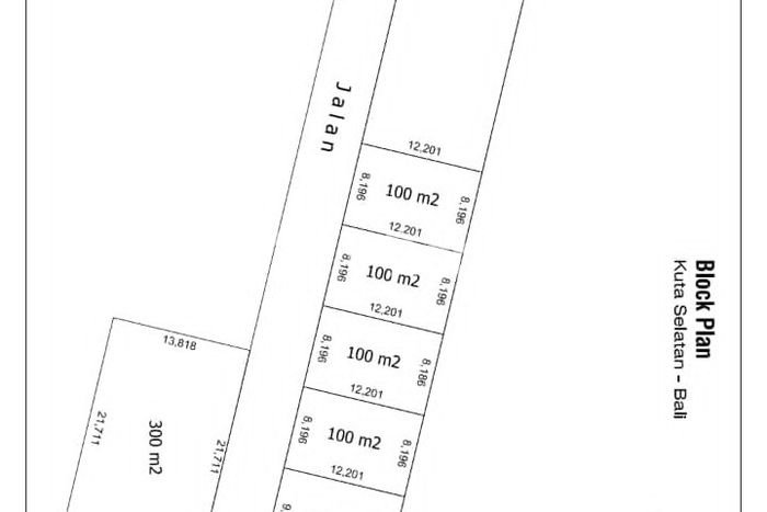 Lahan Kosong Dijual di Kuta, Badung, Luas 100m2 Area Strategis Lahan Kosong Dijual di Kuta, Badung, Luas 100m2 Area Strategis