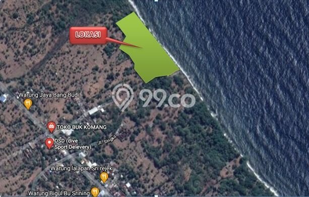 Tanah untuk Disewakan di Tulamben Karangasem - Tanah untuk Disewakan di Tulamben Karangasem -