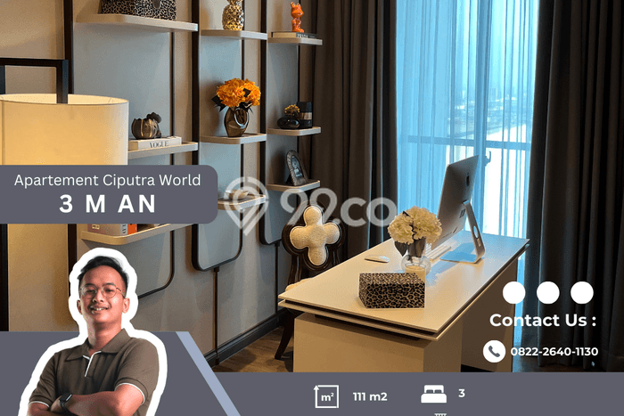 Siap Huni Apartemen Luxury di Mayjen Sungkono 3 Kamar & 2 Kamar Mandi Siap Huni Apartemen Luxury di Mayjen Sungkono 3 Kamar & 2 Kamar Mandi