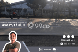 LOKASI STRATEGIS! Gudang Disewakan Kawasan Mojokerto, Luas 4950m², Kawasan Berkembang LOKASI STRATEGIS! Gudang Disewakan Kawasan Mojokerto, Luas 4950m², Kawasan Berkembang