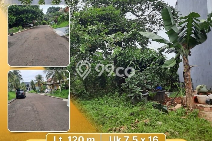 Tanah untuk Dijual Lokasi Sawangan, Depok Luas 120m2 - Tanah untuk Dijual Lokasi Sawangan, Depok Luas 120m2 -