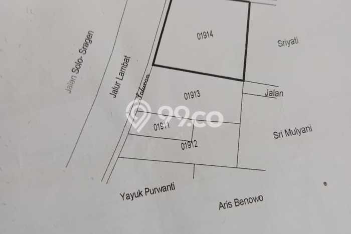 Lahan Dijual Lokasi Kebakkramat, Karanganyar dengan Luas Tanah 229m2 dan Status SHM Lahan Dijual Lokasi Kebakkramat, Karanganyar dengan Luas Tanah 229m2 dan Status SHM