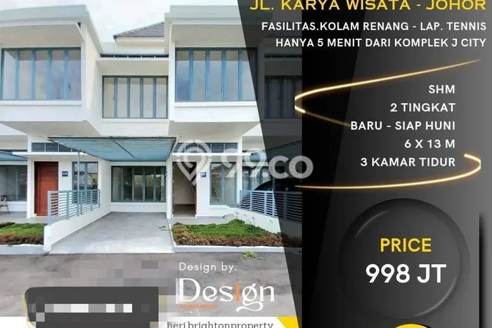 Dijual Cepat Rumah Favorit Siap Huni LB 108m2 di Medan Johor, Medan Dijual Cepat Rumah Favorit Siap Huni LB 108m2 di Medan Johor, Medan