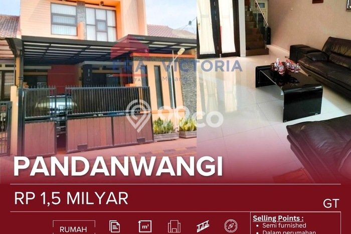 Rumah di Blimbing, Malang, Luas 88m2m² Bangunan 110m2m² Rumah di Blimbing, Malang, Luas 88m2m² Bangunan 110m2m²