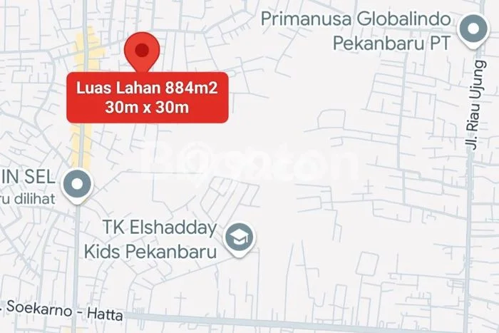 Tanah Dijual Lokasi Payung Sekaki, Pekanbaru Luas 884m2 Legalitas Aman Tanah Dijual Lokasi Payung Sekaki, Pekanbaru Luas 884m2 Legalitas Aman