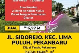Untuk Dijual Tanah 5815m2 di Lima Puluh, Pekanbaru Untuk Dijual Tanah 5815m2 di Lima Puluh, Pekanbaru