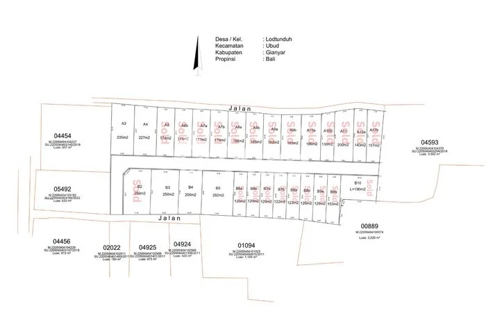 Tanah Siap Bangun Dijual di Gianyar Punya Luas 200m2 Tanah Siap Bangun Dijual di Gianyar Punya Luas 200m2