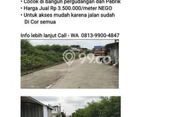 Kavling Tanah di Tangerang Dijual Luas 16000m2 Legalitas - Kavling Tanah di Tangerang Dijual Luas 16000m2 Legalitas -