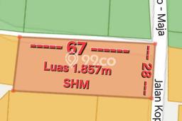 Tanah Dijual Lokasi Kopo, Serang dengan Luas Tanah 1857m2 dan Status SHM Tanah Dijual Lokasi Kopo, Serang dengan Luas Tanah 1857m2 dan Status SHM