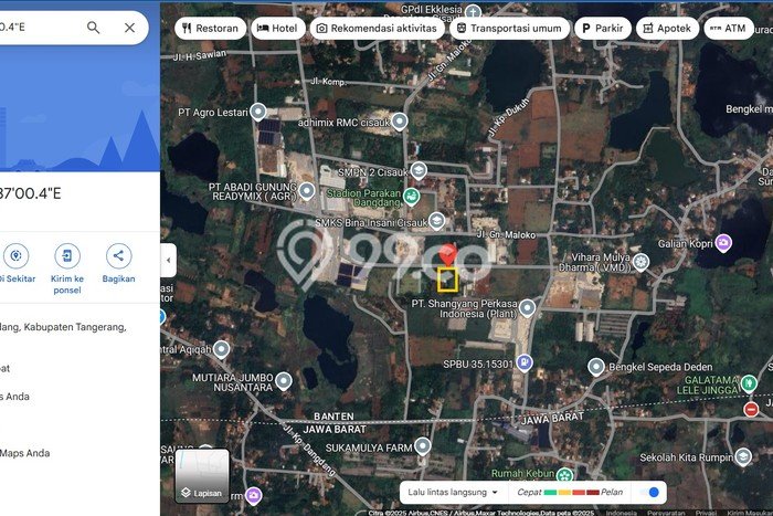 Jarang Ada! Tanah di Cisauk Punya Luas 6135m2 SHM Jarang Ada! Tanah di Cisauk Punya Luas 6135m2 SHM