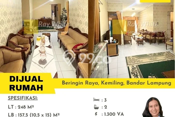 Jual Rumah Favorit Siap Huni LB 248m2 di Kemiling, Bandar Lampung Jual Rumah Favorit Siap Huni LB 248m2 di Kemiling, Bandar Lampung