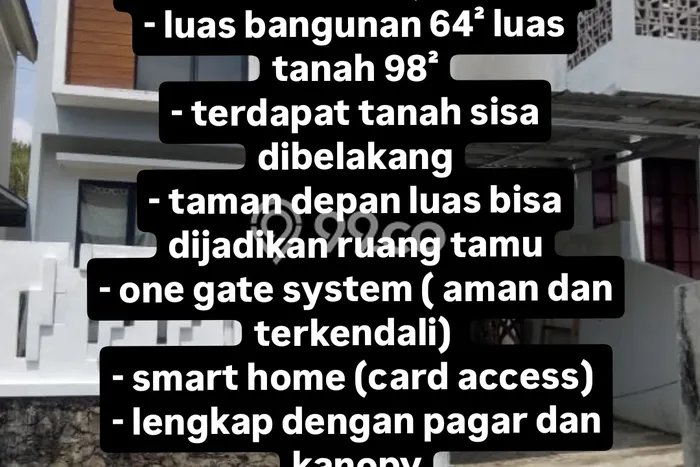 Rumah Modern 3 KT di Bandung Kota Bandung Rumah Modern 3 KT di Bandung Kota Bandung