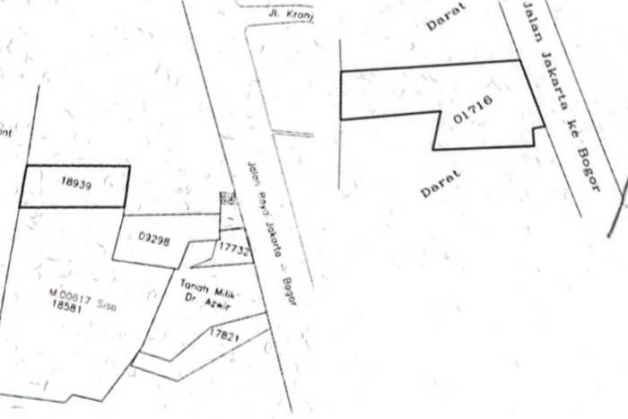 Dijual Tanah Lokasi Cisalak, Depok Seluas 1305m2 Dijual Tanah Lokasi Cisalak, Depok Seluas 1305m2