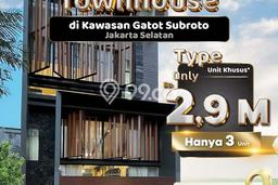 For Sale! Premium House LT 53m2 Desain Modern di Gatot Subroto For Sale! Premium House LT 53m2 Desain Modern di Gatot Subroto