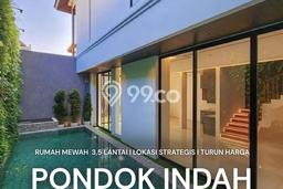 For Sale! Luxury House LT 201m2 Desain Elegan di Pondok Indah For Sale! Luxury House LT 201m2 Desain Elegan di Pondok Indah