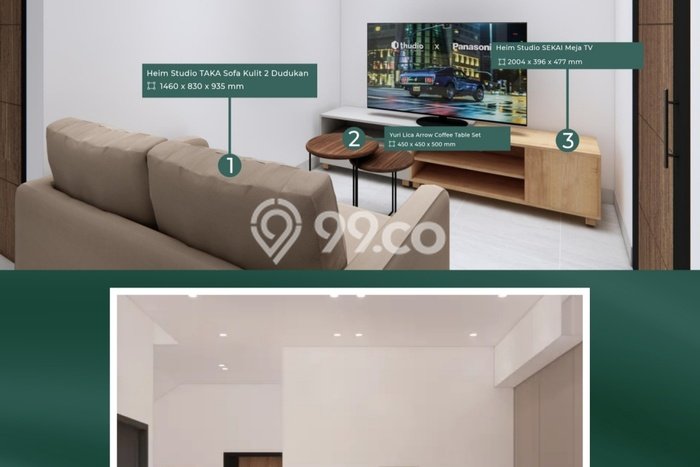 Rumah Modern 3 KT LT 72m2 di Sungguminasa Rumah Modern 3 KT LT 72m2 di Sungguminasa