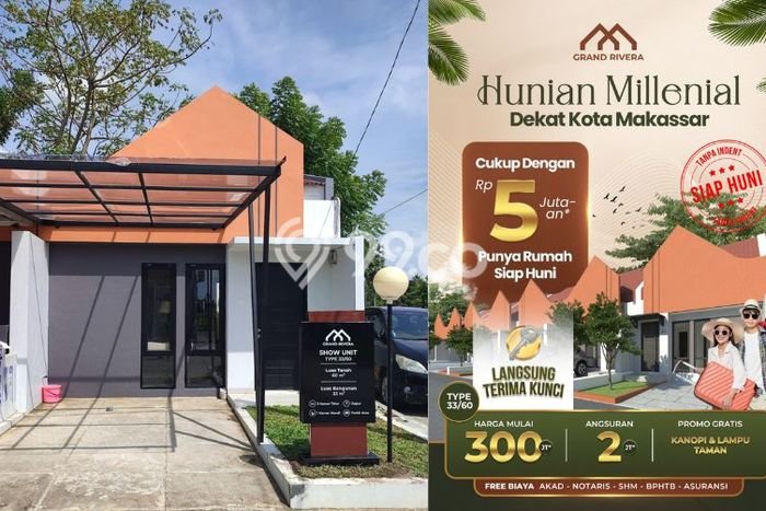 Jual Rumah Harga Miring Barombong Punya 2 Kamar & LT 60m2 Jual Rumah Harga Miring Barombong Punya 2 Kamar & LT 60m2