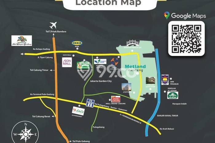 Dijual Rumah Eksklusif 2 KT di Metland Menteng, Jakarta Timur Dijual Rumah Eksklusif 2 KT di Metland Menteng, Jakarta Timur
