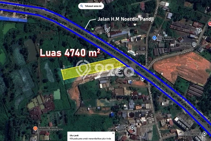 Tanah Premium di Alang Alang Lebar, Luas 4700m², Dekat Alang Alang Lebar, Palembang, Palembang Tanah Premium di Alang Alang Lebar, Luas 4700m², Dekat Alang Alang Lebar, Palembang, Palembang