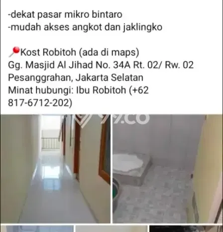 Disewakan Kost Pesanggrahan Dekat ke Mana Pun Disewakan Kost Pesanggrahan Dekat ke Mana Pun