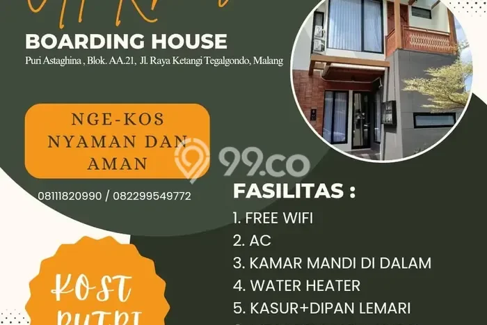 Disewakan Kost Strategis di Karangploso Kondisi Bagus Full Furnished Disewakan Kost Strategis di Karangploso Kondisi Bagus Full Furnished