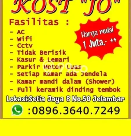 Tersedia Kost Lokasi Grogol Petamburan, Jakarta Barat Area Strategis Tersedia Kost Lokasi Grogol Petamburan, Jakarta Barat Area Strategis