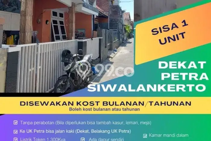 Untuk Disewa Kost di Kawasan Favorit Tenggilis Mejoyo Bisa Survei Dulu Untuk Disewa Kost di Kawasan Favorit Tenggilis Mejoyo Bisa Survei Dulu