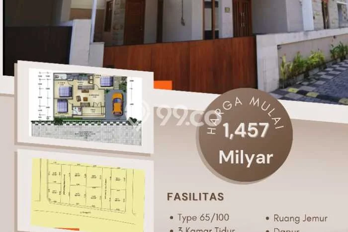 Rumah Strategis Modern Lb 100m2 di Denpasar Timur, Denpasar Rumah Strategis Modern Lb 100m2 di Denpasar Timur, Denpasar