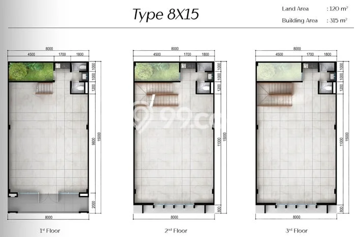 Unit Ruko Dijual di Bogor LT 120m2 & LB 315m2 Unit Ruko Dijual di Bogor LT 120m2 & LB 315m2